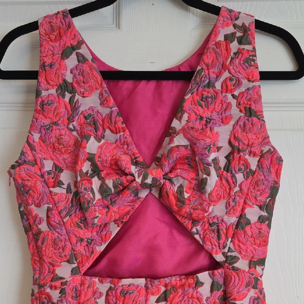 Kate Spade Pink Floral Mini Dress - Picture 4 of 4